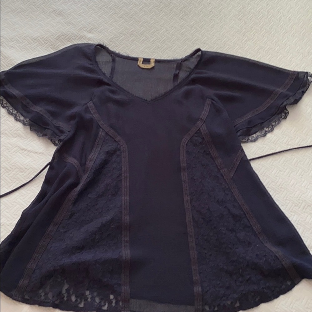 Free people size small chiffon top